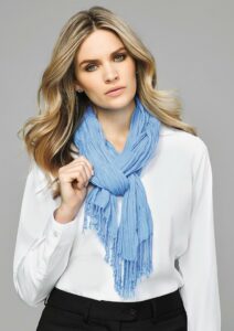 Ladies Monotone Knitted Scarf - 43937_31535.jpg