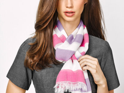 Ladies Two Tone Scarf - 43938_31536.jpg