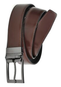 Mens Leather Reversible Belt - 43945_31582.jpg